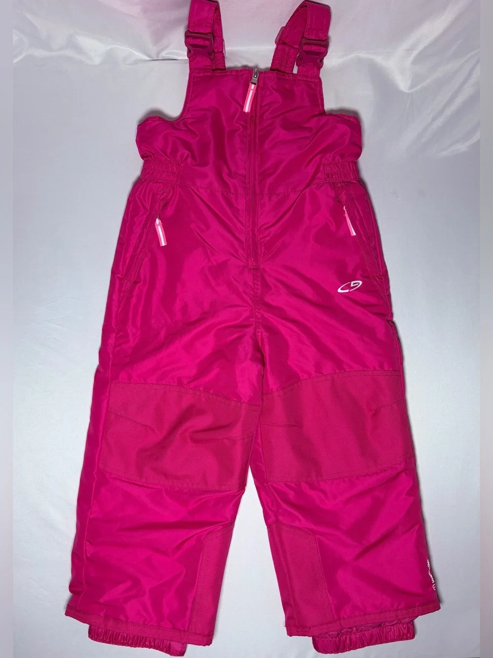 Champion Insulated Ski Bibs Snowsuit Venture Dry Toddler Girls 5T Pink Excellent